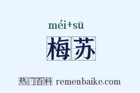 梅苏是什么意思的图片